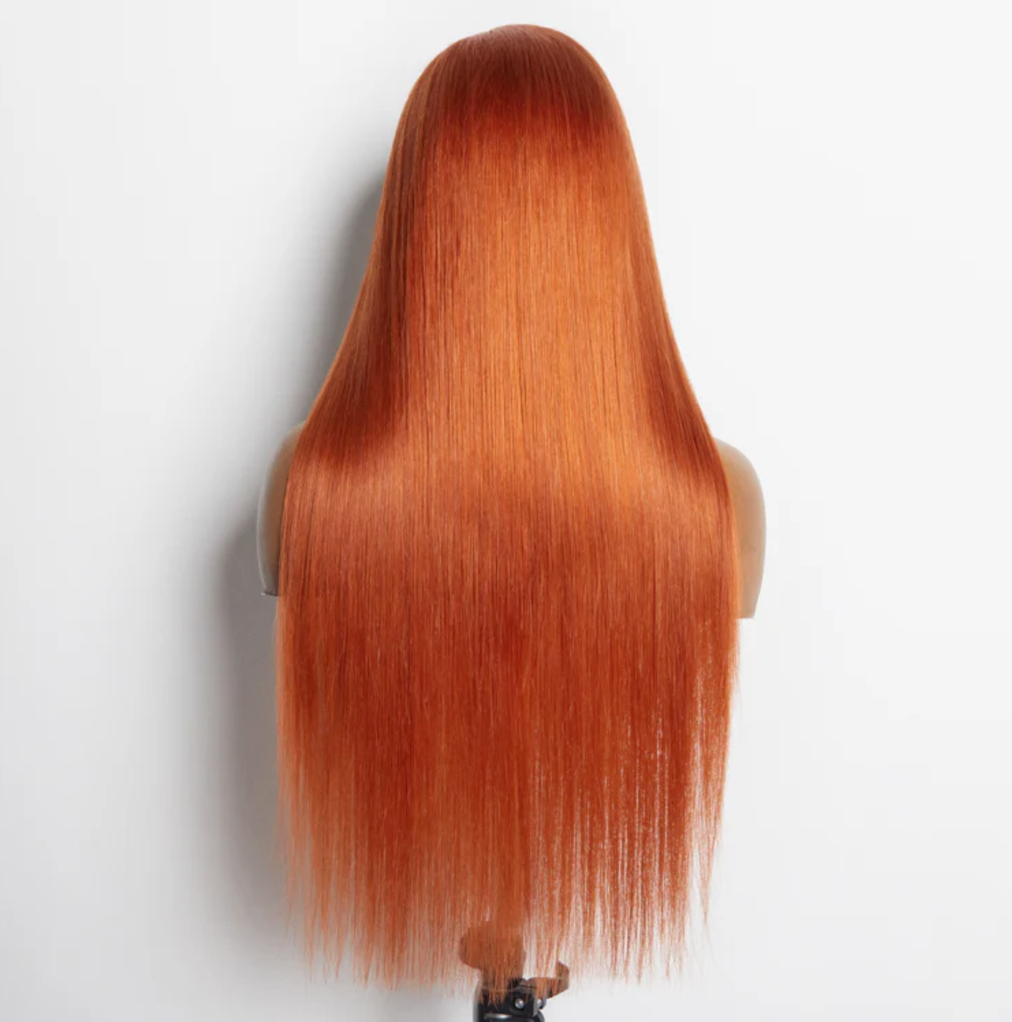 🧡 24” Ginger 13"x4" Lace Front Straight Wig – Pre-Plucked, Free Part & 100% Human Hair! 🧡