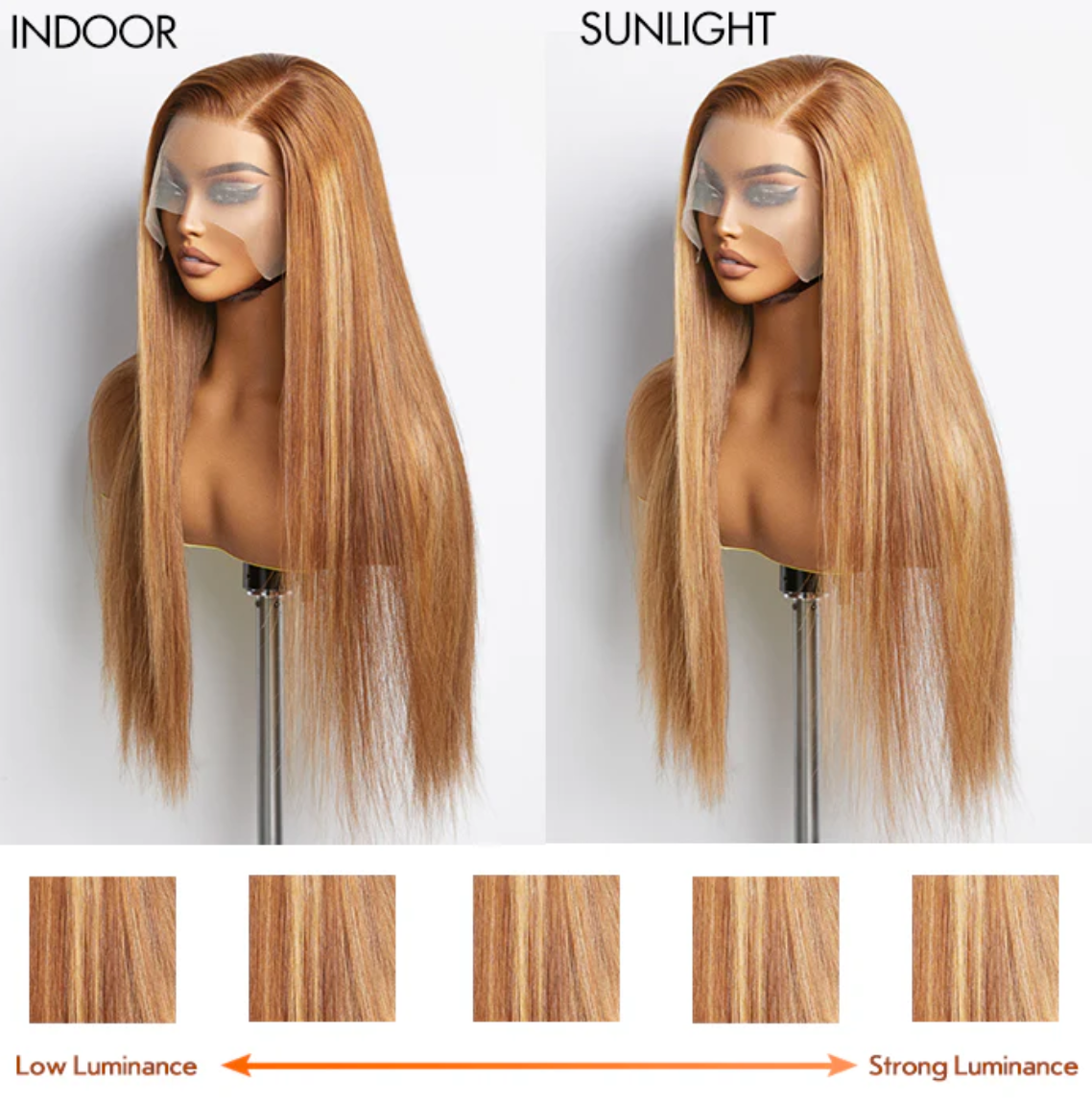 ✨ 18”–24” Pre-Plucked 13"x4" Lace Front Straight Wig – 150% Density, 100% Human Hair! ✨