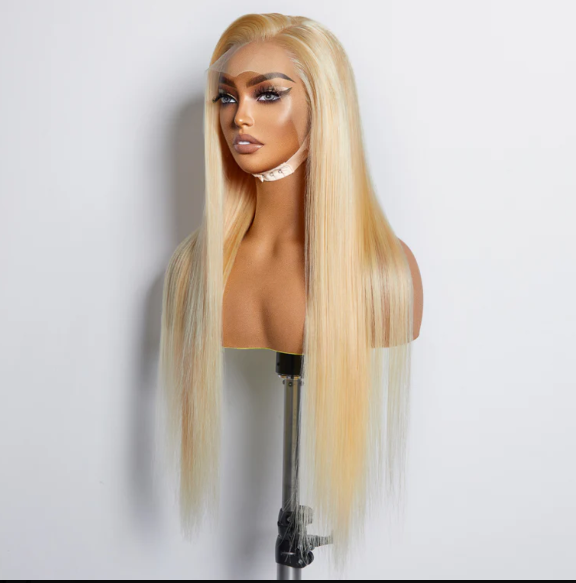 💛 16”–30” #613 Blonde Straight Lace Frontal Wig – Pre-Plucked & 150% Density for Flawless Glam! 💛