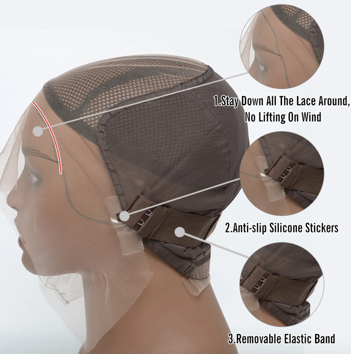 Glueless Water Wave Lace Front Wig – 3D Cap, Pre-Bleached Knots, Transparent Lace, 150% Density [13x6 or 13 x 4]