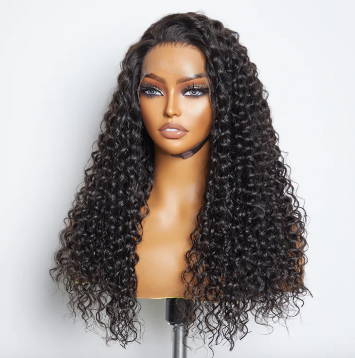 Glueless Water Wave Lace Front Wig – 3D Cap, Pre-Bleached Knots, Transparent Lace, 150% Density [13x6 or 13 x 4]